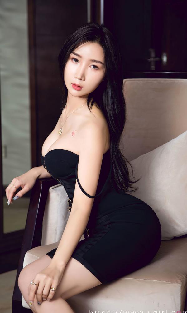 李莉莉   UGirlsApp尤果圈爱尤物-2784-李莉莉-《成熟时间线》-紧身黑裙勾勒曼妙曲线，性感御姐气质写真-2024.02.16第35张图片