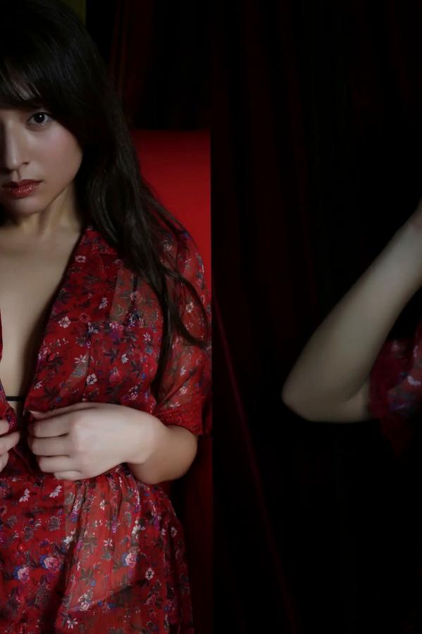 徳江かな 徳江加奈 徳江かな - 紅唇 性感黑丝吊带私房写真 极品女神魅惑大尺度第3张图片
