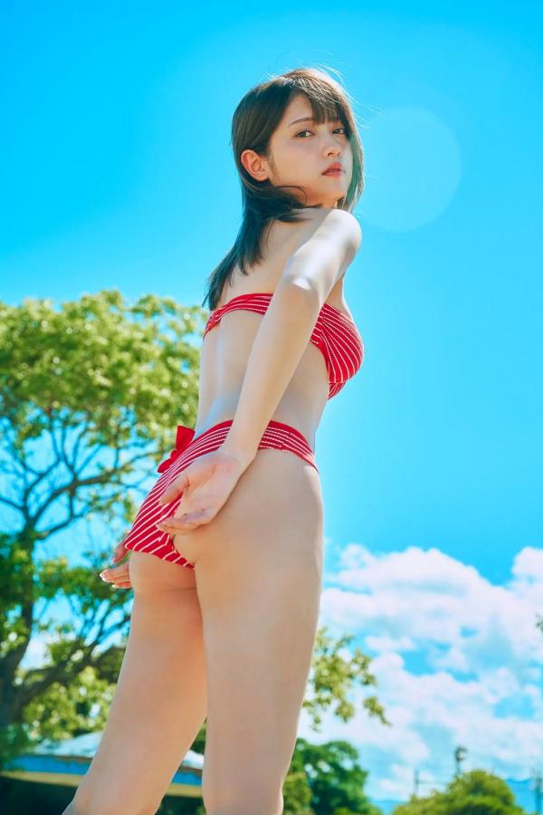 桃月なしこ  桃月なしこ - 最後の夏休み：日系女神沙滩比基尼性感写真第7张图片