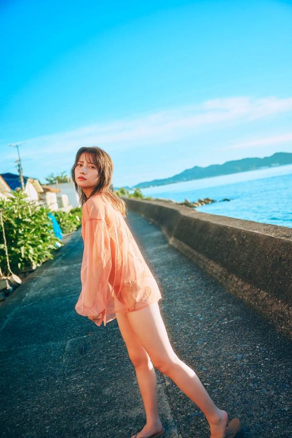 桃月なしこ  桃月なしこ - 最後の夏休み：日系女神沙滩比基尼性感写真第84张图片
