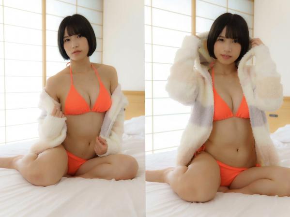 村上りいな   村上りいな《想成为过膝袜》日系室内比基尼性感美腿写真第76张图片
