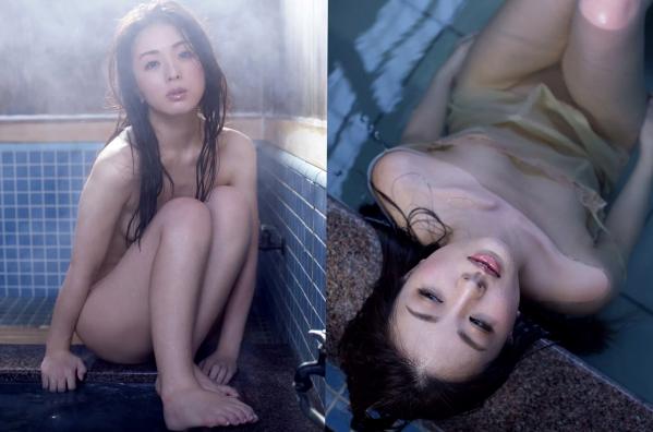 祥子   祥子 - 椿：性感蕾丝内衣、纯白私房与户外湿身艺术写真，展现百变女神迷人魅力第12张图片