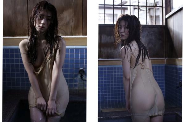 祥子   祥子 - 椿：性感蕾丝内衣、纯白私房与户外湿身艺术写真，展现百变女神迷人魅力第60张图片