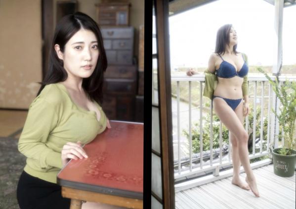 草野綾 草野绫  Exciting Girls 草野绫居家私房写真，清新针织衫搭配性感内衣，尽显迷人曲线与甜美风情第12张图片