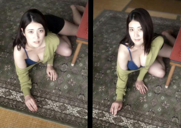 草野綾 草野绫  Exciting Girls 草野绫居家私房写真，清新针织衫搭配性感内衣，尽显迷人曲线与甜美风情第17张图片