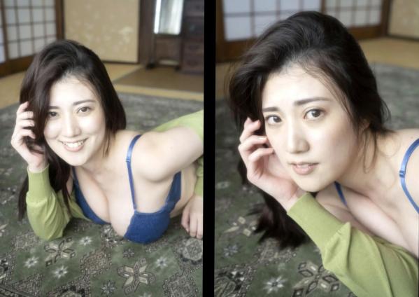 草野綾 草野绫  Exciting Girls 草野绫居家私房写真，清新针织衫搭配性感内衣，尽显迷人曲线与甜美风情第42张图片