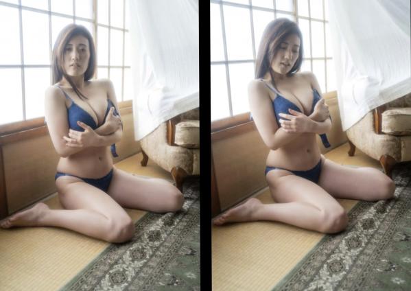 草野綾 草野绫  Exciting Girls 草野绫居家私房写真，清新针织衫搭配性感内衣，尽显迷人曲线与甜美风情第52张图片