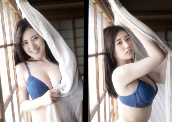 草野綾 草野绫  Exciting Girls 草野绫居家私房写真，清新针织衫搭配性感内衣，尽显迷人曲线与甜美风情第58张图片