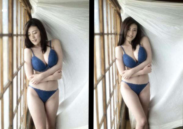 草野綾 草野绫  Exciting Girls 草野绫居家私房写真，清新针织衫搭配性感内衣，尽显迷人曲线与甜美风情第61张图片