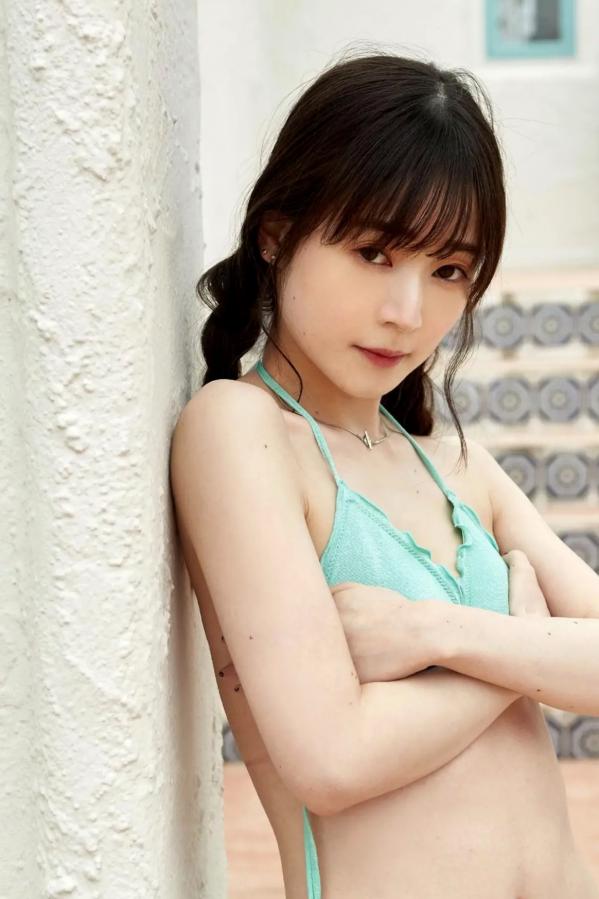 近衛りこ 近卫理子 近衛りこ - ボーダーに恋して 日系清新条纹裙性感内衣户外写真第32张图片