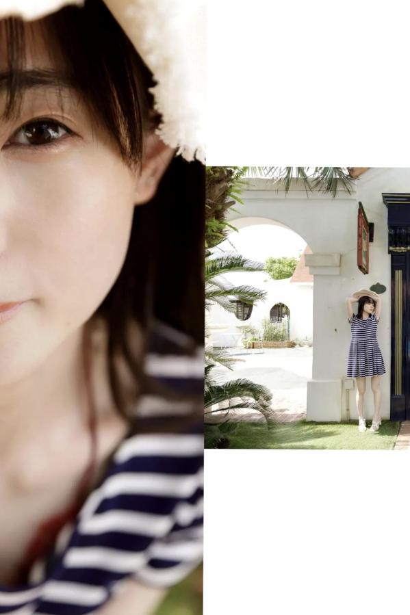 近衛りこ 近卫理子 近衛りこ - ボーダーに恋して 日系清新条纹裙性感内衣户外写真第42张图片