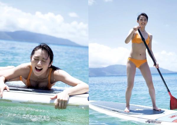 奥山かずさ   奥山かずさ - かずさ（阳光沙滩比基尼唯美写真，性感居家室内私房合集）第18张图片