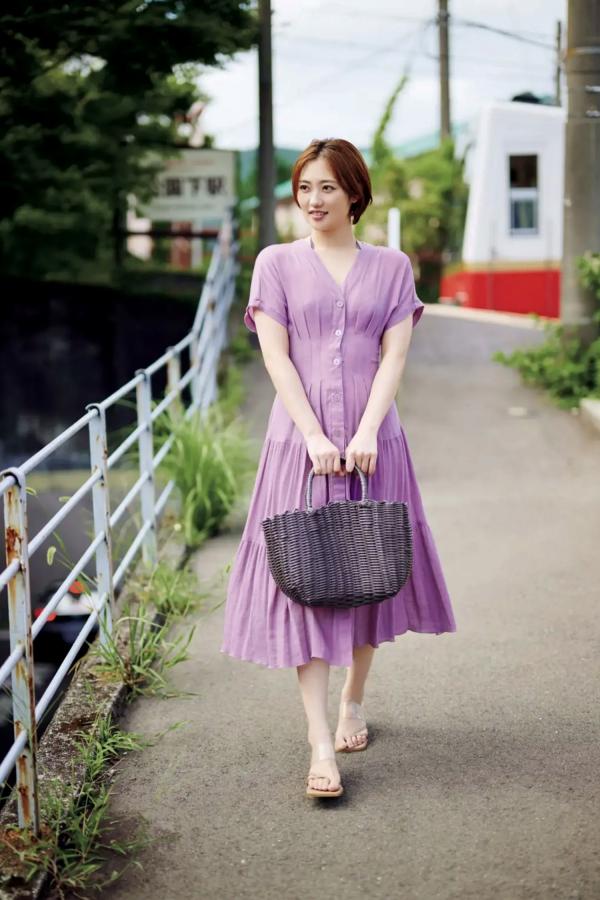 奥山かずさ   奥山かずさ - 愛しい女，清新户外美搭与纯欲私房内衣写真第2张图片