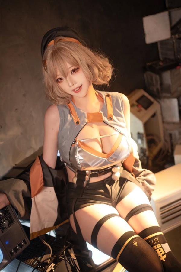 菌烨tako   萌妹菌烨tako《妮姬：胜利女神》阿妮斯COSPLAY图集，废墟战术风演绎二次元美学，高度还原经典游戏角色第9张图片