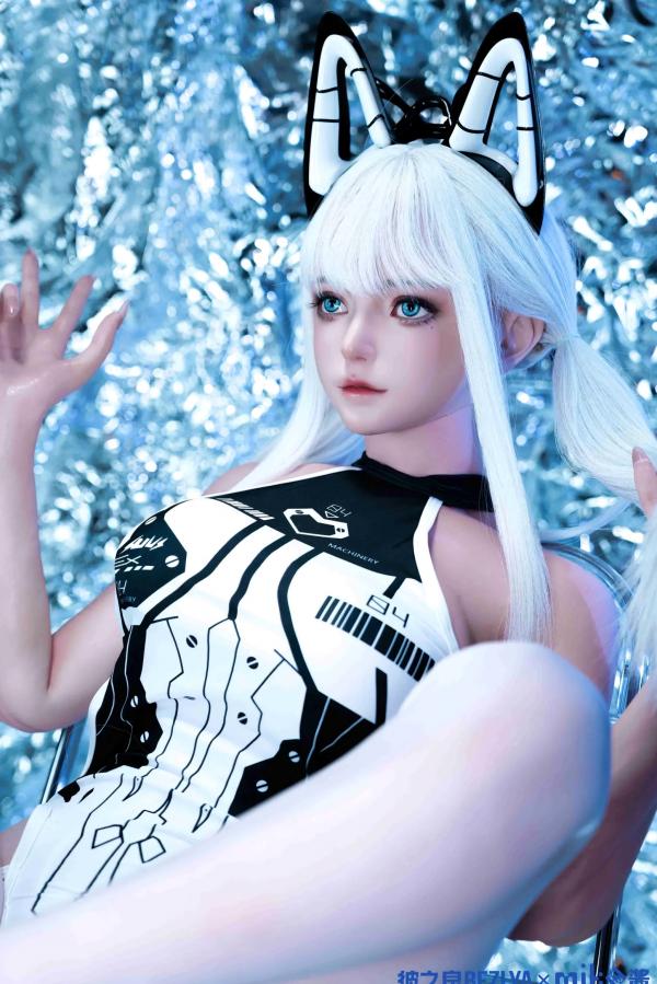 Miko酱   miko酱ww - 机械姬：赛博朋克风机甲少女私房写真，科幻冷艳造型，黑白双姝极致诱惑[25P]第15张图片