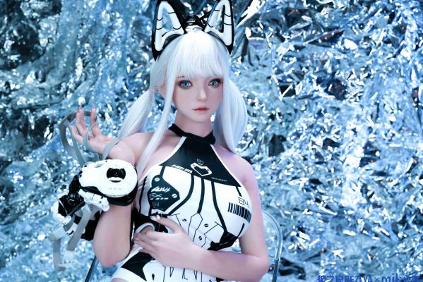 Miko酱   miko酱ww - 机械姬：赛博朋克风机甲少女私房写真，科幻冷艳造型，黑白双姝极致诱惑[25P]第16张图片