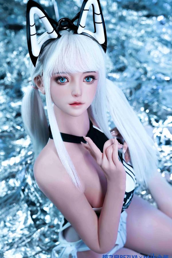 Miko酱   miko酱ww - 机械姬：赛博朋克风机甲少女私房写真，科幻冷艳造型，黑白双姝极致诱惑[25P]第23张图片