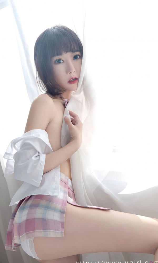 慕晴儿   UGirlsApp尤果圈-夏瑶-《夏之光的洗礼》：极致清纯私房制服诱惑，浴缸里的夏日少女，尽显白皙长腿与曼妙曲线，无圣光呈现第20张图片