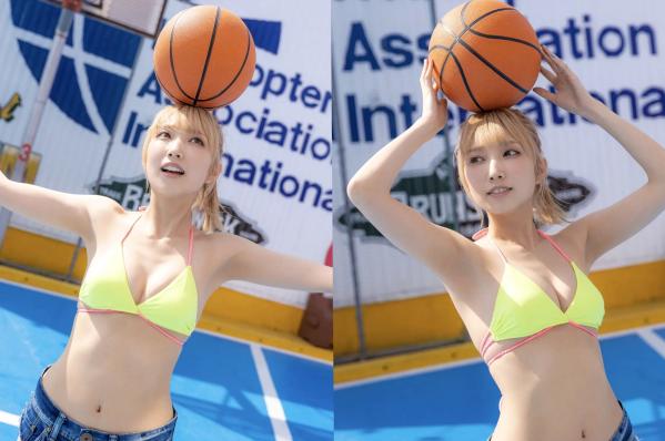 霜月めあ   霜月めあ - Lady Player MEA 日本性感银色比基尼游戏厅科幻风写真第45张图片