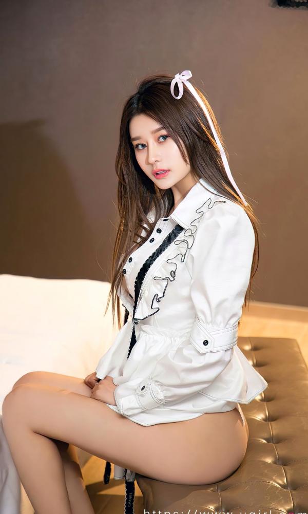 欣怡   UGirls尤果圈欣怡《慢慢的爱》私房大片，质感白衬衫演绎极致性感诱惑，绝美身材令人心动第14张图片