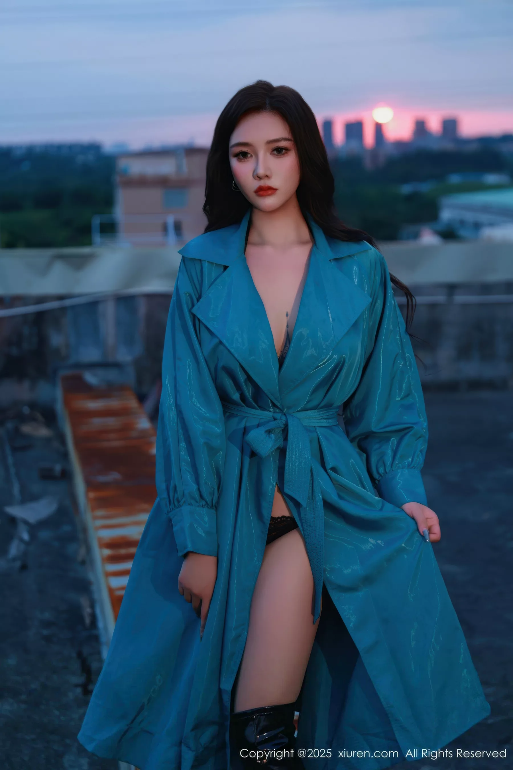 小娜比  [XiuRen]高清写真图 2025.09.17 No.10776 娜比 蕾丝情趣内衣第4张图片