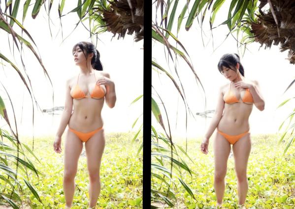 ちとせよしの   Exciting Girls ちとせよしの数字写真集 Vol.2 - 室内居家沙发与海边比基尼外拍，尽显清纯性感魅力第32张图片