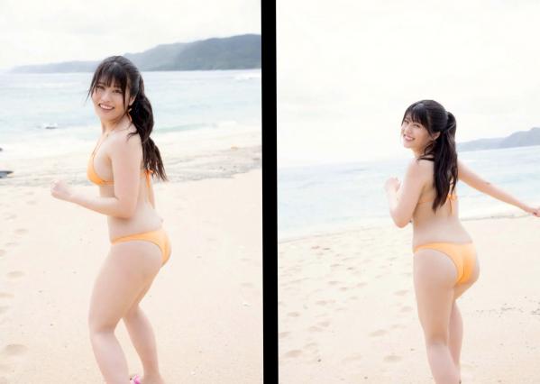 ちとせよしの   Exciting Girls ちとせよしの数字写真集 Vol.2 - 室内居家沙发与海边比基尼外拍，尽显清纯性感魅力第45张图片