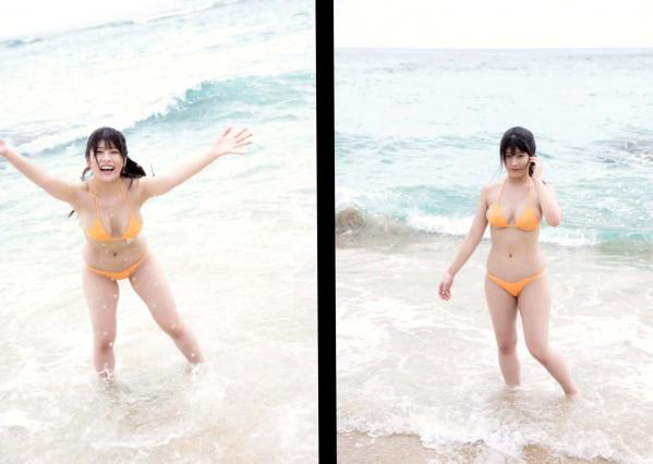 ちとせよしの   Exciting Girls ちとせよしの数字写真集 Vol.2 - 室内居家沙发与海边比基尼外拍，尽显清纯性感魅力第48张图片
