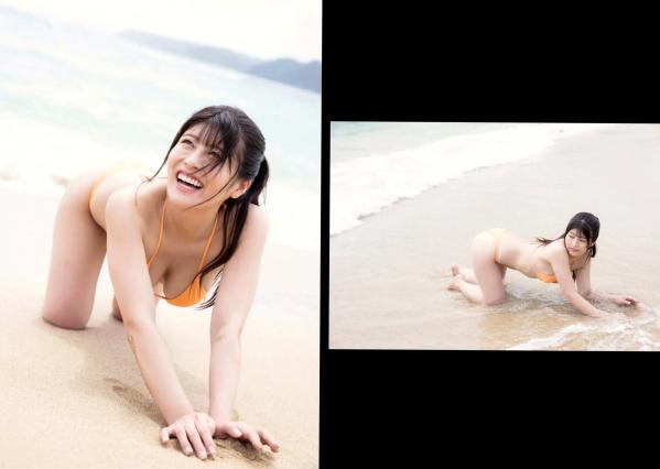 ちとせよしの   Exciting Girls ちとせよしの数字写真集 Vol.2 - 室内居家沙发与海边比基尼外拍，尽显清纯性感魅力第56张图片