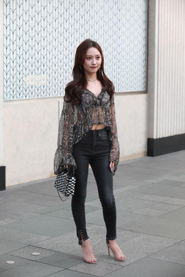 云小朵 木木慧baby  云小朵- 成都街拍高颜值清新小仙女第124张图片