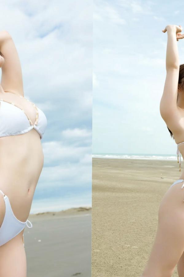 上田操  上田操 - 日系清纯女神私房内衣与沙滩比基尼性感写真第2张图片