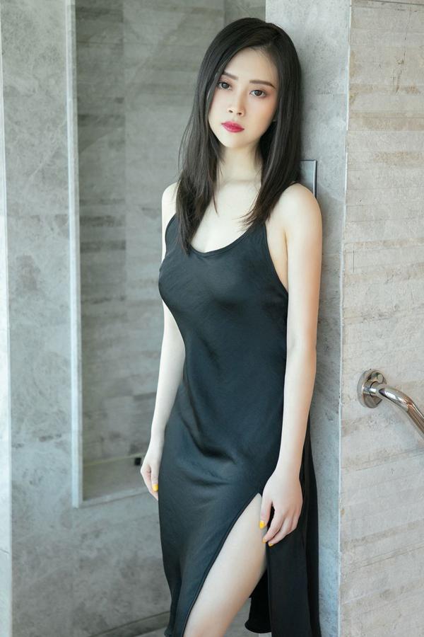 惠惠子  我的女友酱惠惠子 男友衬衫黑色礼服第6张图片