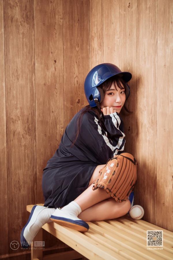 阿橙  [YALAYI雅拉伊]高清写真图 2019.09.21 No.407 美女棒球手 阿橙第7张图片