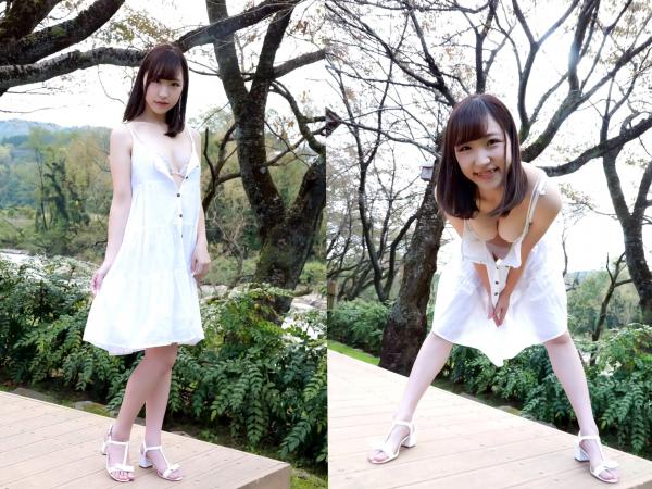 木ノ内れみ   木ノ内れみ - REMI Styles Cider Dream，清纯甜美私房与户外白色泳衣写真，尽显居家慵懒与活力少女风，治愈系女神美图第16张图片