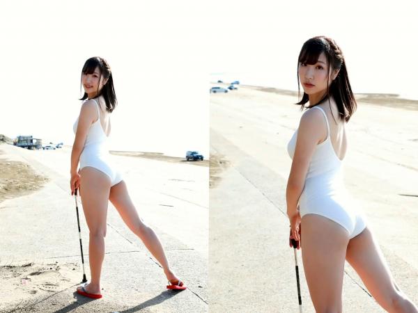 木ノ内れみ   木ノ内れみ - REMI Styles Cider Dream，清纯甜美私房与户外白色泳衣写真，尽显居家慵懒与活力少女风，治愈系女神美图第113张图片