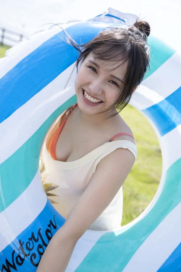 新谷真由  新谷真由 - 島の奇跡：海边沙滩比基尼户外清新性感写真第36张图片