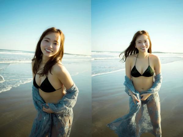 小室さやか 小室清佳  小室さやか - 海を見たくて (想看海) 绝美比基尼写真，元气甜美与火辣曲线的完美碰撞，海边与居家慵懒风格集锦第30张图片