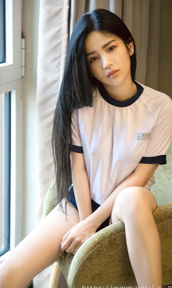 川上富江   UGirlsApp尤果圈爱尤物-2530-川上富江-《平凡耀眼》日系运动装窗边清纯私房写真第5张图片