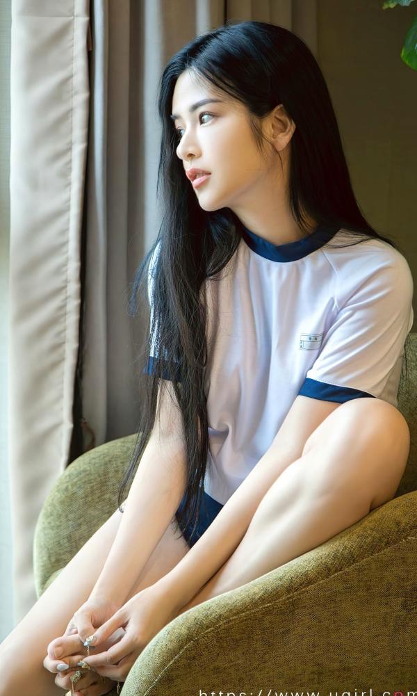 川上富江   UGirlsApp尤果圈爱尤物-2530-川上富江-《平凡耀眼》日系运动装窗边清纯私房写真第6张图片