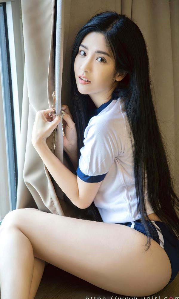 川上富江   UGirlsApp尤果圈爱尤物-2530-川上富江-《平凡耀眼》日系运动装窗边清纯私房写真第27张图片