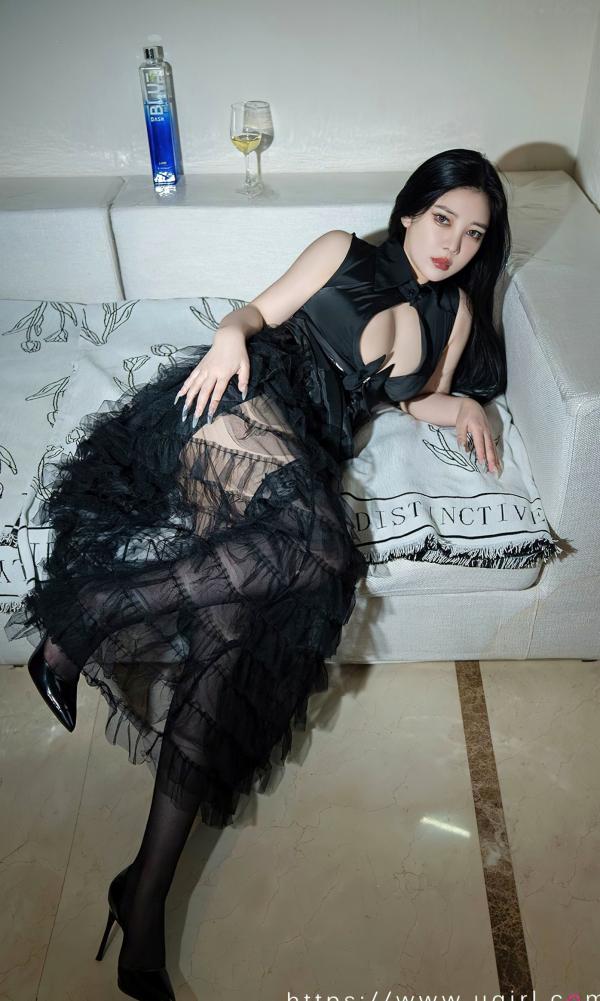 Anna苏拉   UGirlsApp尤果圈爱尤物-2841-anna苏拉-《心之梦》黑丝性感私房诱惑-2024.05.03第11张图片