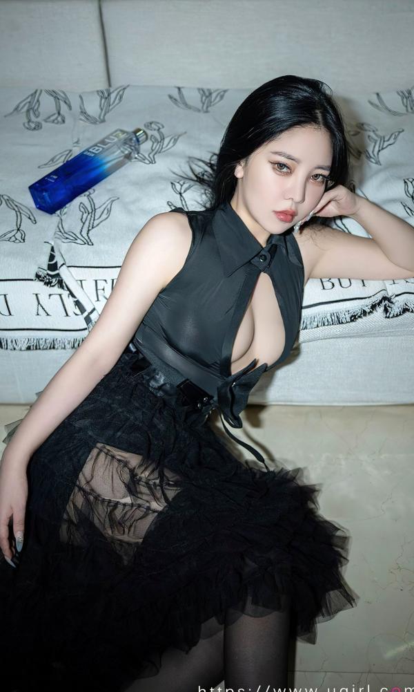 Anna苏拉   UGirlsApp尤果圈爱尤物-2841-anna苏拉-《心之梦》黑丝性感私房诱惑-2024.05.03第12张图片