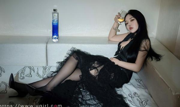 Anna苏拉   UGirlsApp尤果圈爱尤物-2841-anna苏拉-《心之梦》黑丝性感私房诱惑-2024.05.03第26张图片