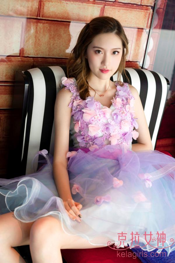 芊芊   KelaGirls克拉女神-2019.03.29-芊芊《如花似梦》- 梦幻花瓣纱裙，清新唯美少女气质写真第3张图片