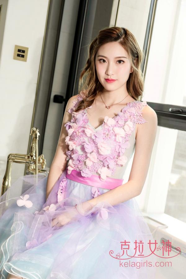 芊芊   KelaGirls克拉女神-2019.03.29-芊芊《如花似梦》- 梦幻花瓣纱裙，清新唯美少女气质写真第8张图片