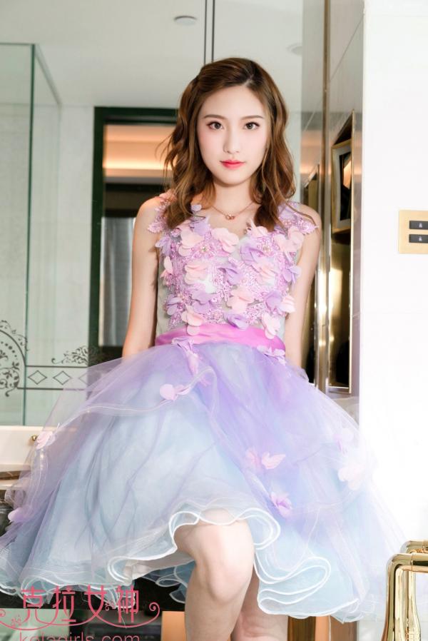 芊芊   KelaGirls克拉女神-2019.03.29-芊芊《如花似梦》- 梦幻花瓣纱裙，清新唯美少女气质写真第10张图片