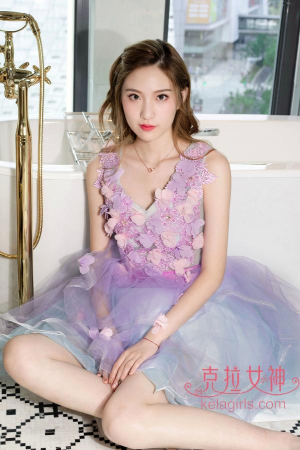 芊芊   KelaGirls克拉女神-2019.03.29-芊芊《如花似梦》- 梦幻花瓣纱裙，清新唯美少女气质写真第12张图片