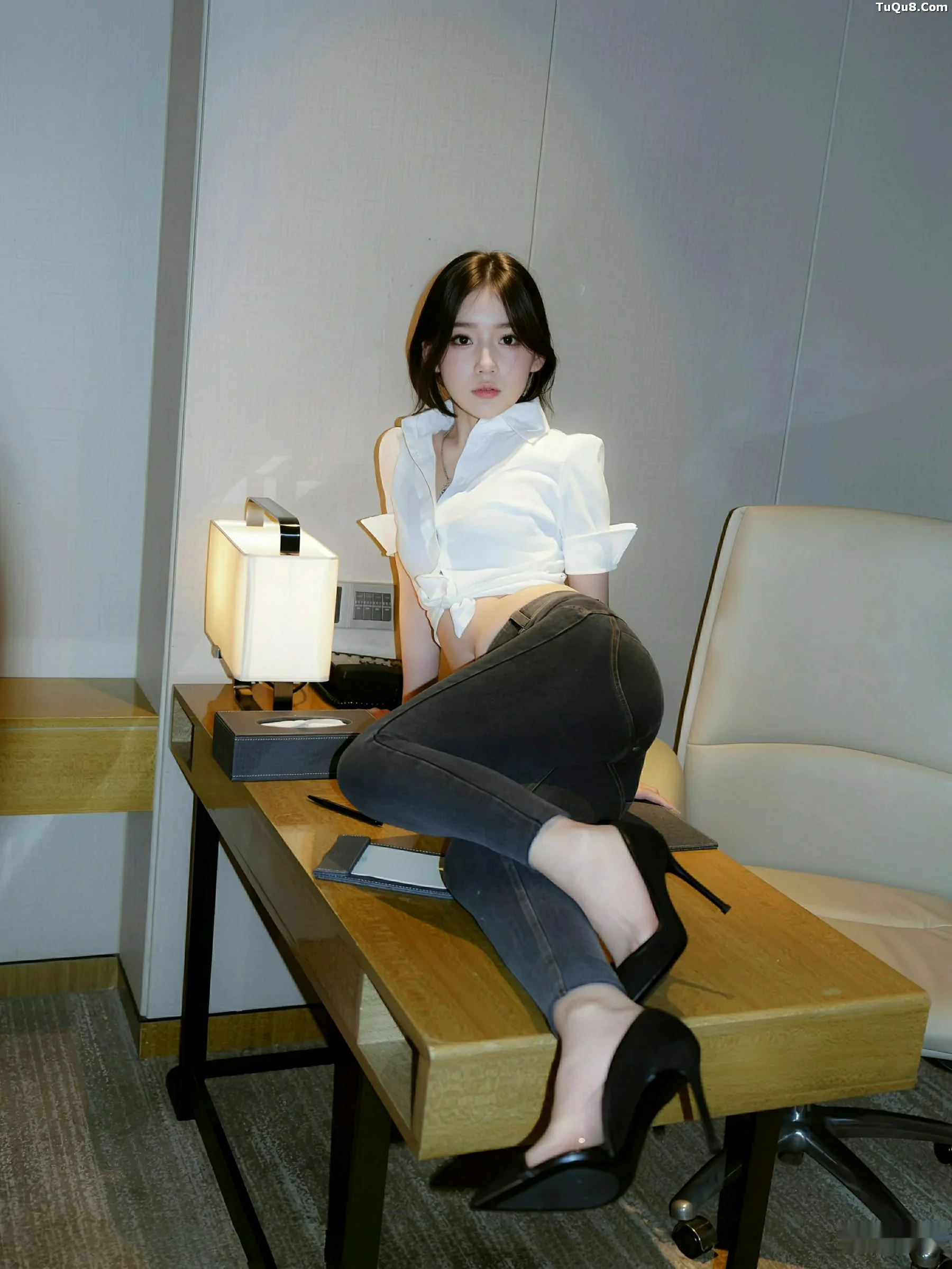 汁汁  [XiuRen]高清写真图 2025.09.19 No.10785 汁汁 性感白T第19张图片