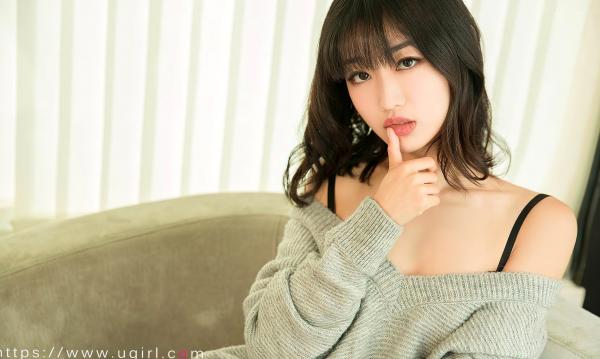 小文   UGirls尤果圈爱尤物-2741-小文《365天的陪伴》：慵懒针织衫私房秀，居家风蕾丝诱惑，展现绝美身材与纯欲气质第34张图片