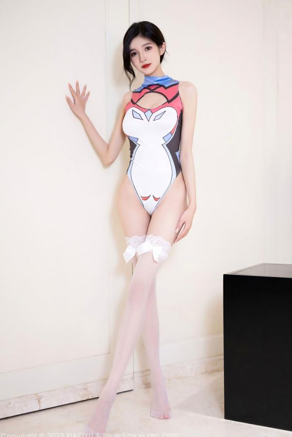 程程程   XiaoYu语画界-1159-程程程-黑色蕾丝诱惑私房写真-极品美腿大尺度-秀人网美图第67张图片